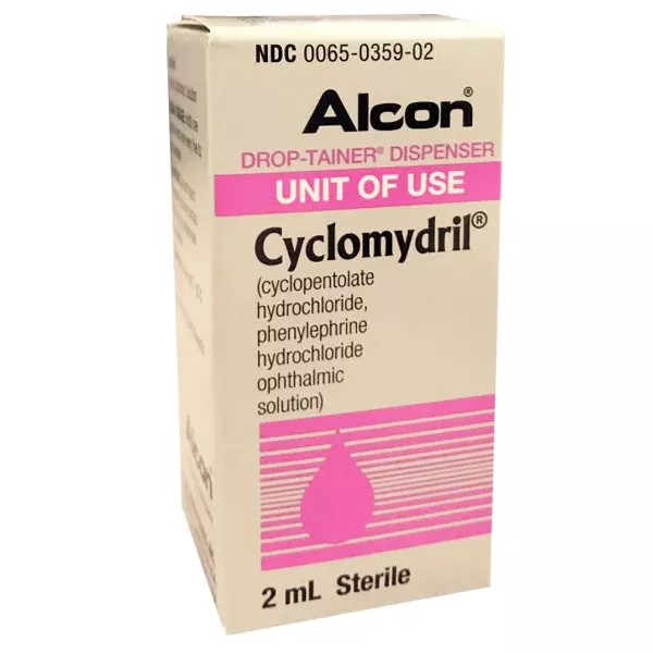 Cyclomydril Eye Drops 0.2% - 1% Dilating Drops 2 mL
