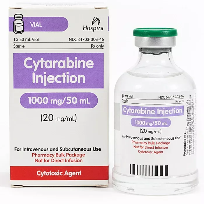 Cytarabine Injection 1000 mg per 50 mL Multi-dose Vial50 mL by Pfizer Injectables (RX)