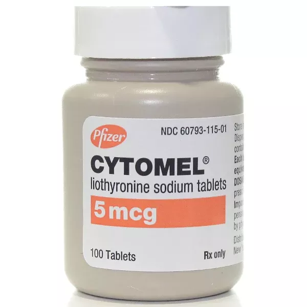 Cytomel Liothyonine Sodium Tablets 5 mcg Pfizer (Rx)
