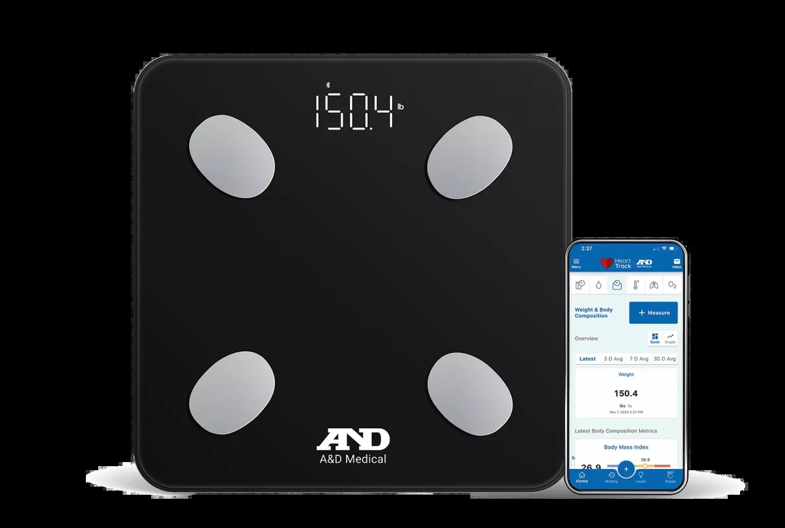 A&D UC-450BLE Bluetooth Body Composition Scale [BLE]