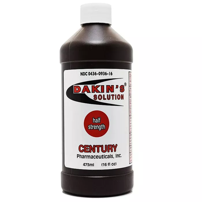 Dakins Solution 0.25% Antimicrobial Wound Cleanser 16 oz