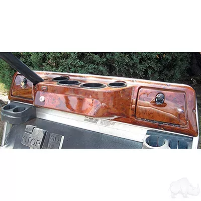 Dash, Dark Woodgrain 4 Cup for Club Car DS