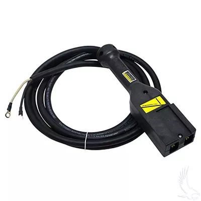 DC Cord, Power Wise 9′ 48V Notched Industrial Plug for EZGO