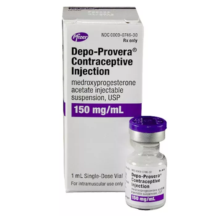 Depo-Provera Contraceptive Injection 150 mg/mL Single Dose Vial (Rx)