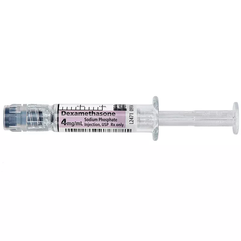 Dexamethasone Sodium Phosphate Injection, 1 mL Prefilled Syringe,4 mg/mL, 24/Box (Rx)