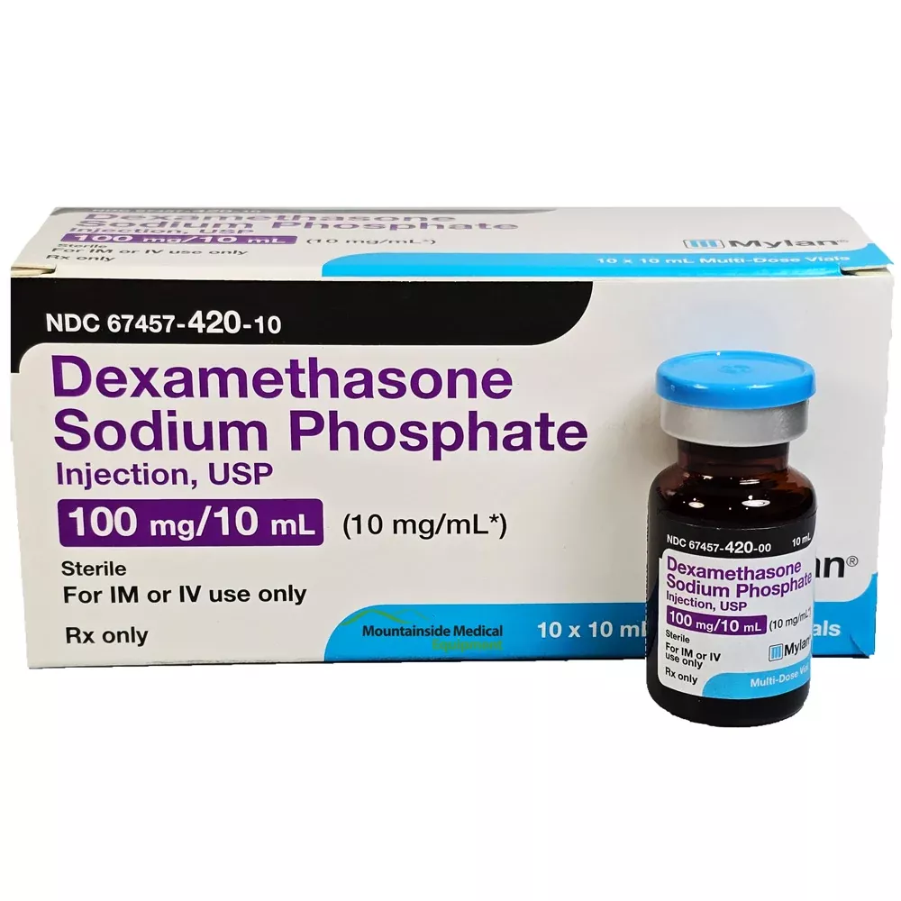 Dexamethasone Sodium Phosphate Injection 10 mg/mL Multi-Dose Vials 10 mL x 10/Tray (Rx)