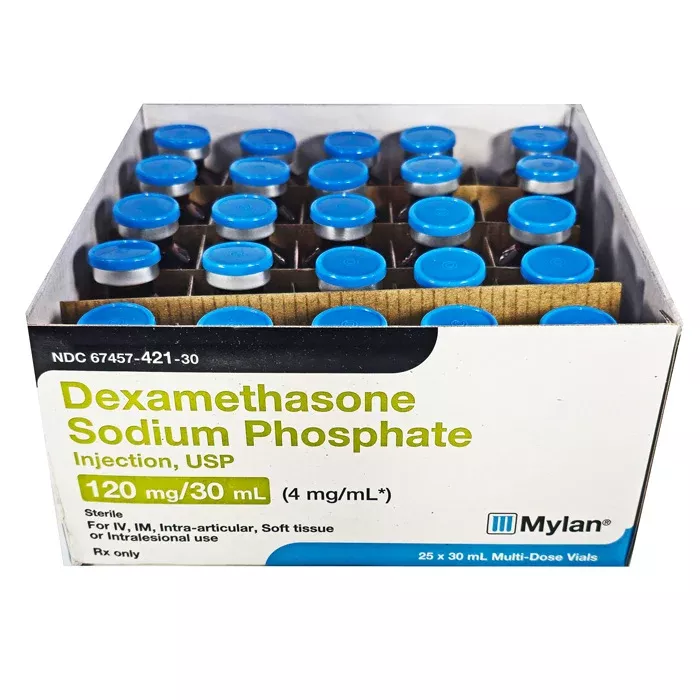 Dexamethasone Sodium Phosphate Injection 120 mg Per 30 mL Multiple-Dose Vials 30 mL x 25/Tray (RX)