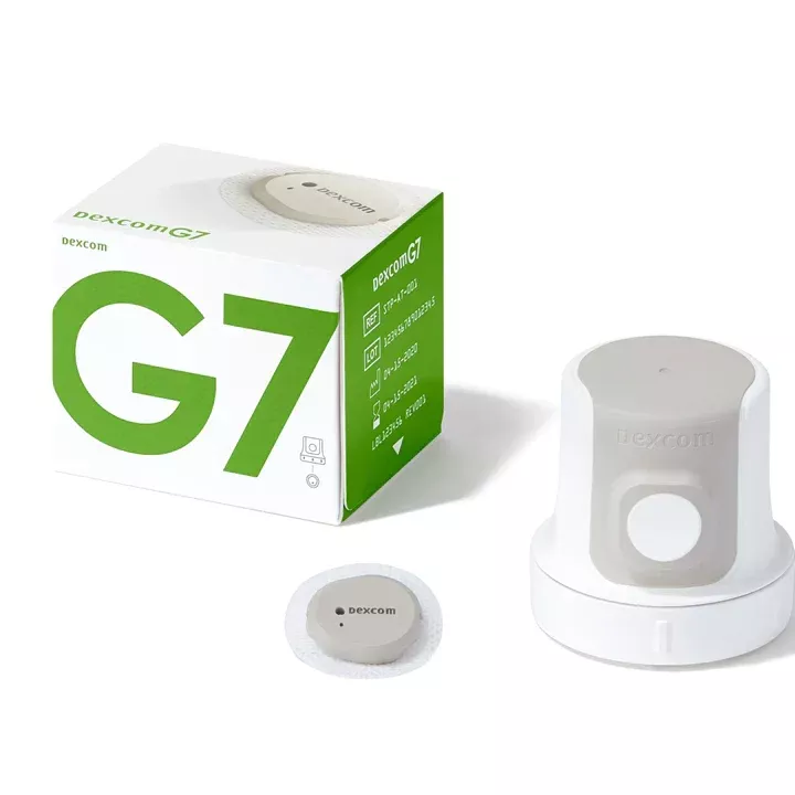 Dexcom G7 Continuous Glucose Monitor Sensor (10-Day Wear) [Rx Required] [Bluetooth]