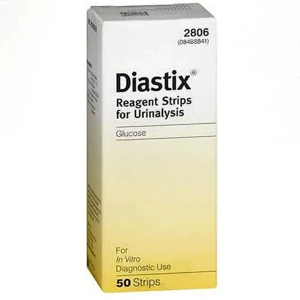 Diastix Glucose Reagent Strips for Urinalysis Testing, 100/Bottle