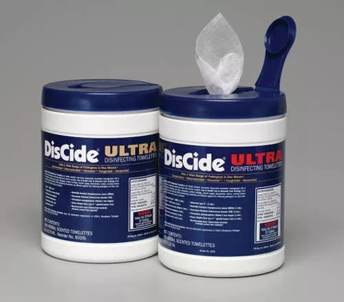 Discide Ultra Disinfecting Towelettes- 6X 6.75Pk/160