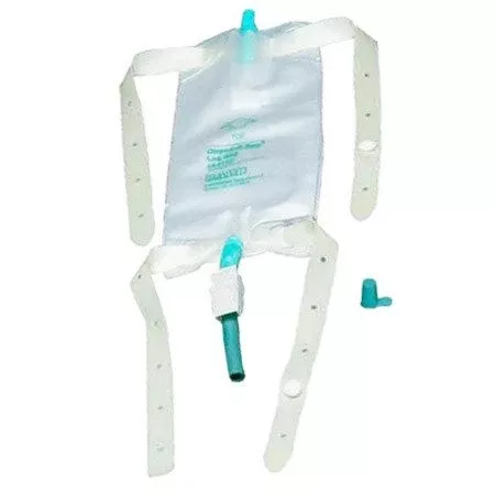 Dispoz-A-Bag Leg Bag with Rubber Cap Valve - Bard