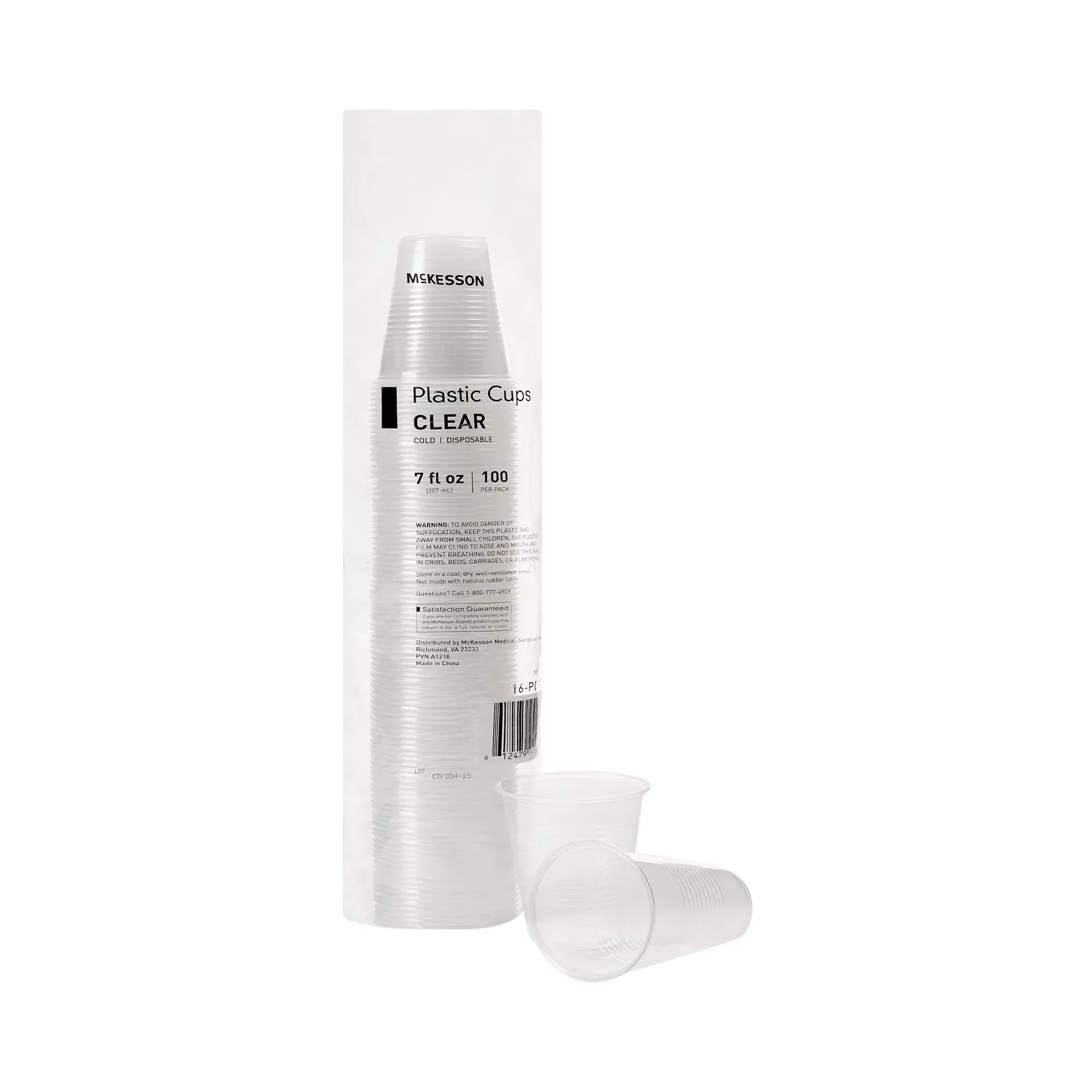 Drinking Cup McKesson 7 oz. Clear Polypropylene Disposable