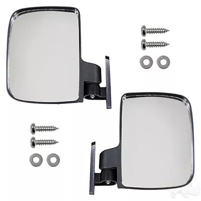 Driver / Passenger Adjustable UTV Style Side Mount Mirror Set (Universal Fit)