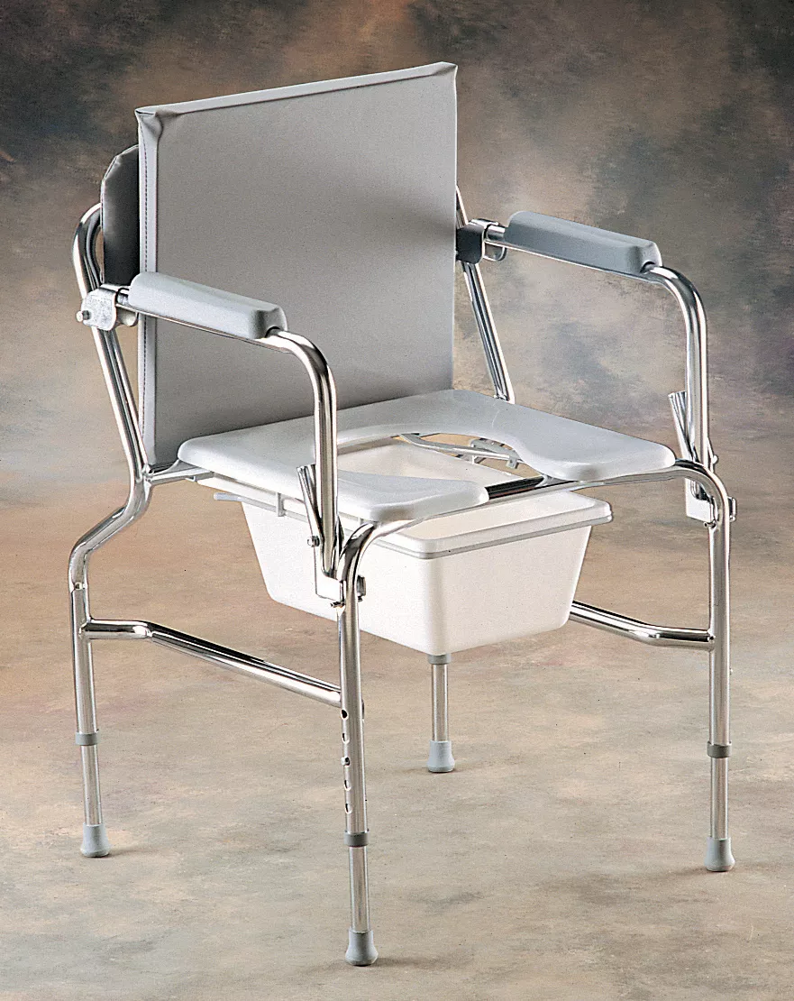 Drop-Arm Commode