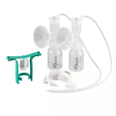 Dual Breast Pump HygieniKit with One-Hand Manual Pump Adapter