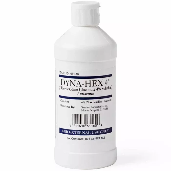 DYNA-HEX 4 Chlorhexidine Gluconate Surgical Scrub CHG Topical Aniseptic Solution