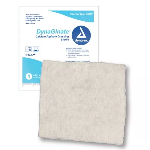 DynaGinate Calcium Alginate Dressing 4.25 x4.25Bx/10