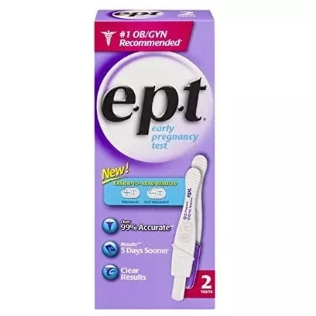 E.P.T. Early Detection Pregnancy Test, 2 Pack