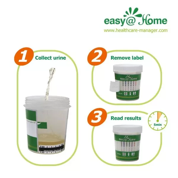 Easy@Home 14 Panel Drug Test Cupwith 3 Adulterates ECDOA-1144A3