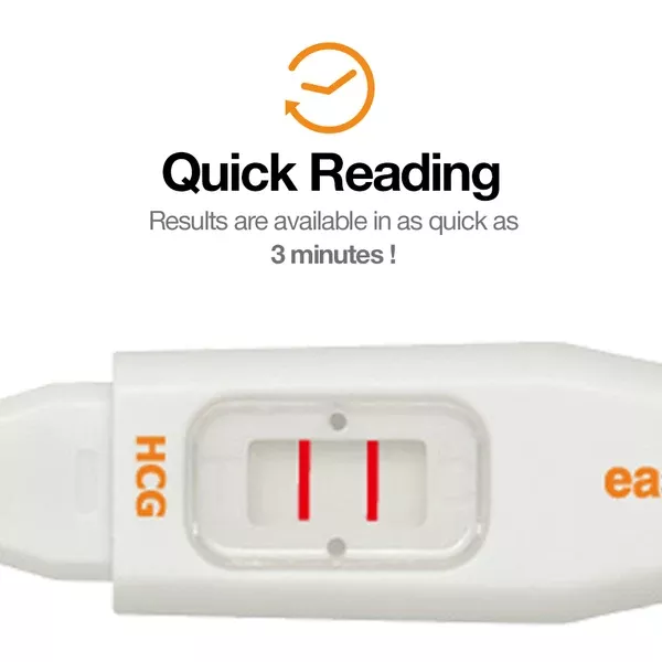Easy@Home 3 Pregnancy Test Sticks - hCG Midstream Tests
