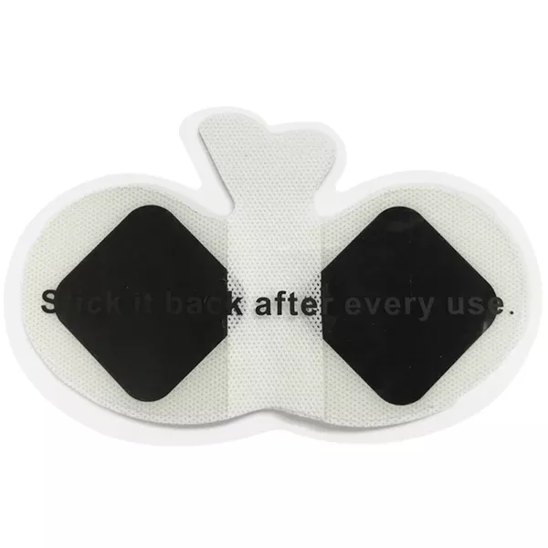 Easy@Home Tens Unit Wireless Electrode Pads Self Stick Carbon Pads, 4 Pack 6.5" x 3" Reusable - Non Irritating Design Pulse Massagers Replacement ETP015