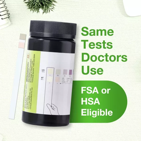 Easy@Home Urinary Tract Infection Test Strips, 25 Pack- UTI-25BTL-PCS:25