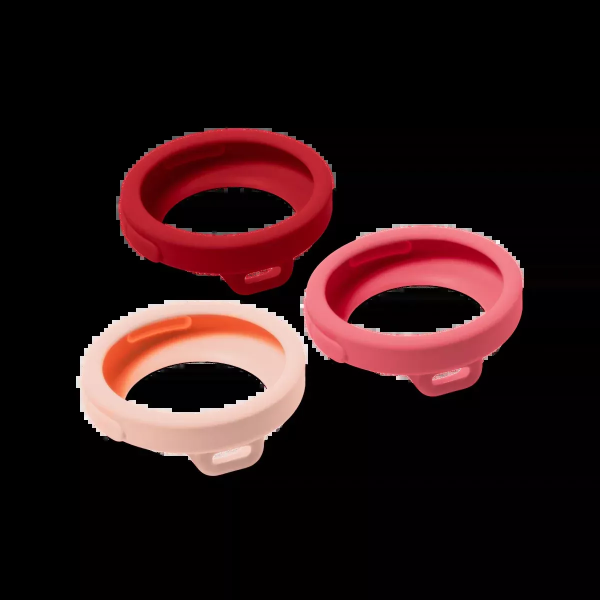 Eko CORE 500 Protective Chestpiece Cover 3-Pack Desert Collection (Red)