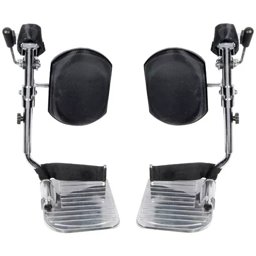 Elevating Leg Rests Only Heavy-Duty w/Calf Pads (pr)
