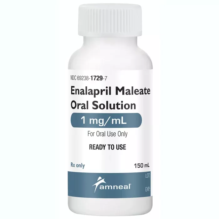 Enalapril Maleate Oral Solution 1 mg per mL Raspberry Flavor
