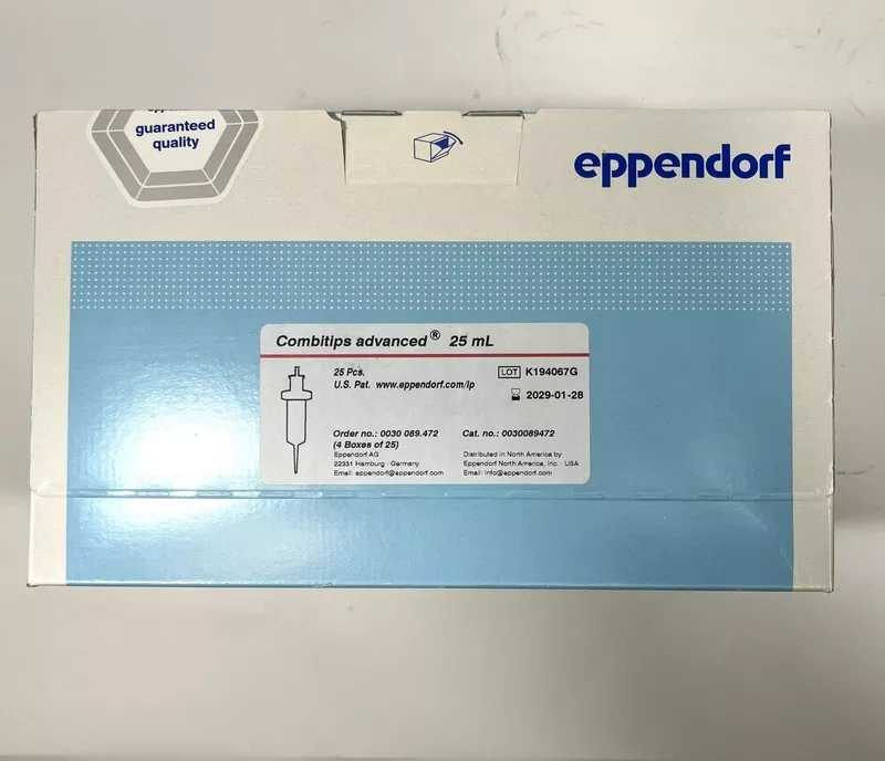 Eppendorf Combitips Advanced 25mL Tips 0030089472(4 Bags x 25 Pk.)