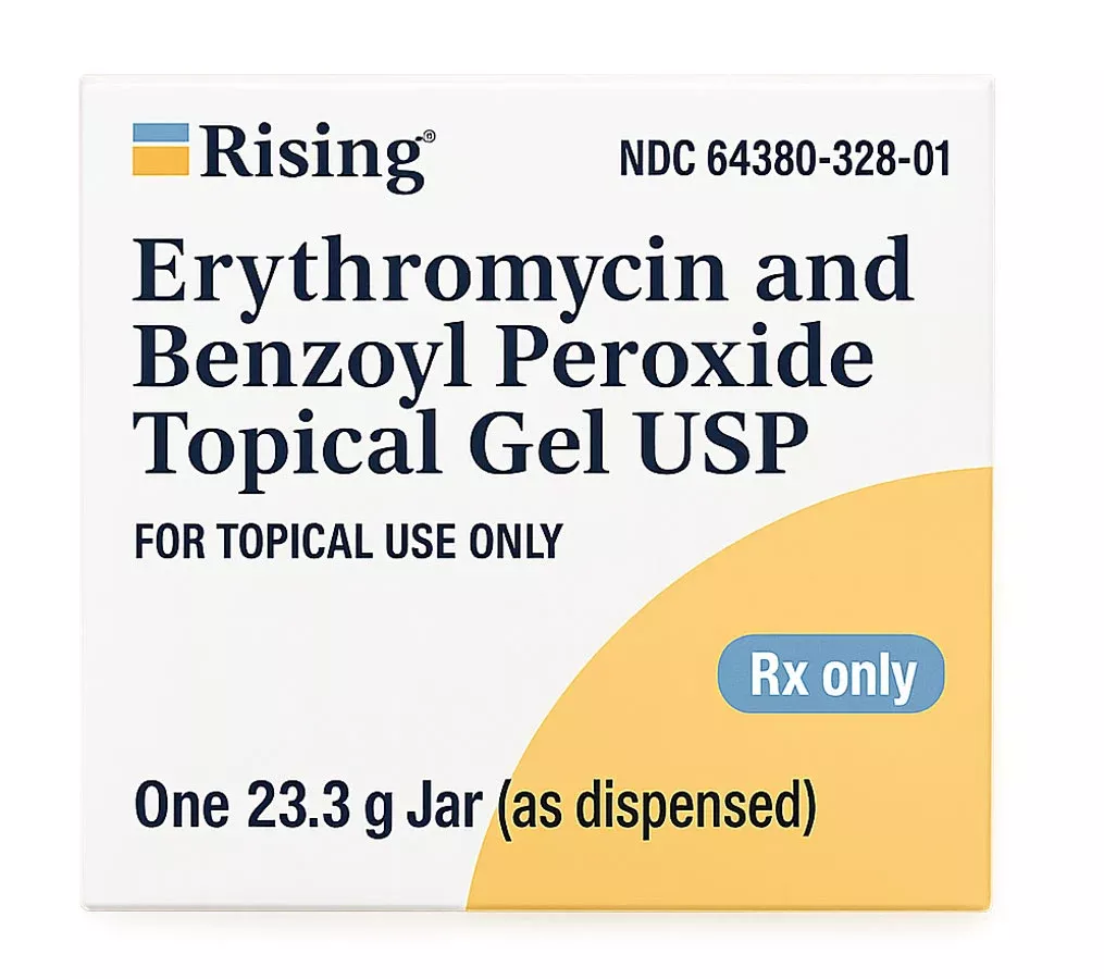 Erythromycin and Benzoyl Peroxide Topical Gel 3.5% USP 23.3 gram Jar