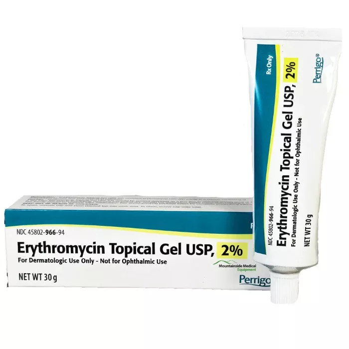Erythromycin Topical Gel 2%, 30 grams (Rx)
