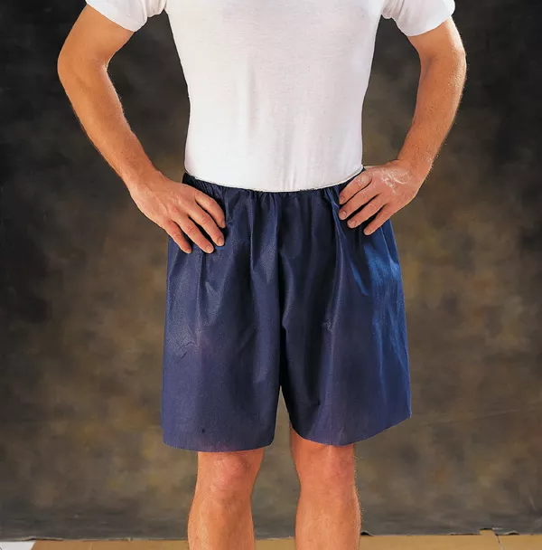Exam Shorts, Small/Medium; 18″ to 44″ Waist; (50) Shorts/Case