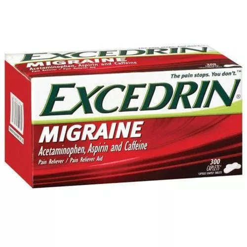 Excedrin Migraine Relief Medicine Coated Caplets 24 Count