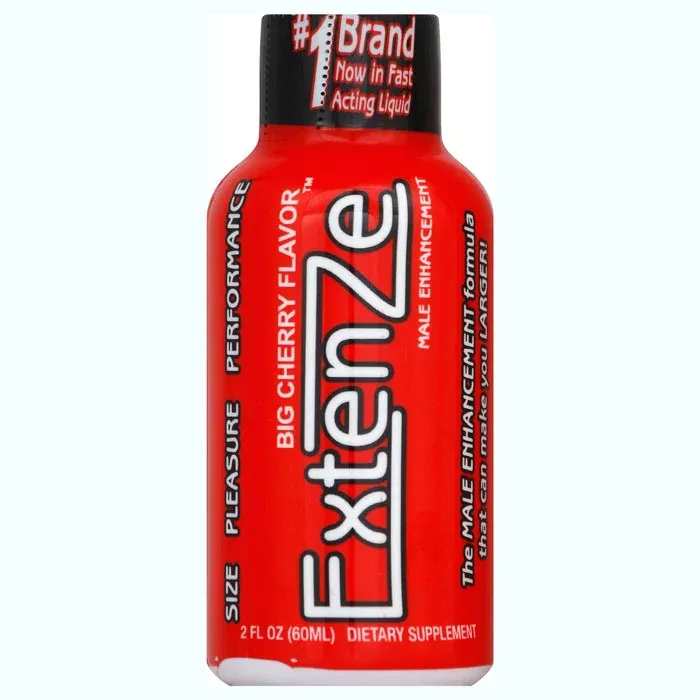 Extenze Male Enhancement Liquid Cherry Flavor 2 oz