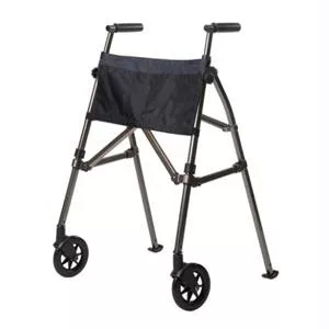 EZ Fold-N-Go Walker Black Walnut