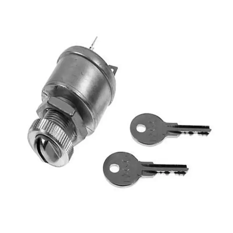 EZGO 4 Terminal Ignition Switch with Unique Keys – Fits 1975-Current Models