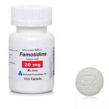Famotidine 20 mg Acid Reducing Tablets 1000 Count