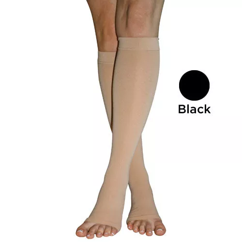 Firm Surg Weight Stkngs2Xlg 20-30mmHgBelow Knee O/T Blk