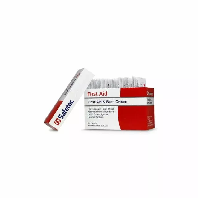 First Aid and Burn Cream Packets, 25/box