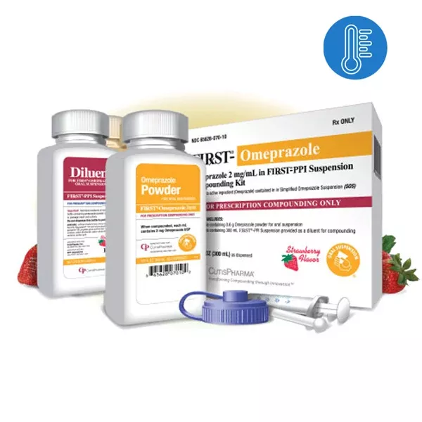 First Omeprazole 2 mg/mL Oral Suspension Compounding Kit 5 oz