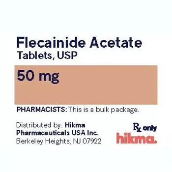Flecainide Acetate Tablets 50 mg, 10 Cards of 10 Blisters (100 Count)