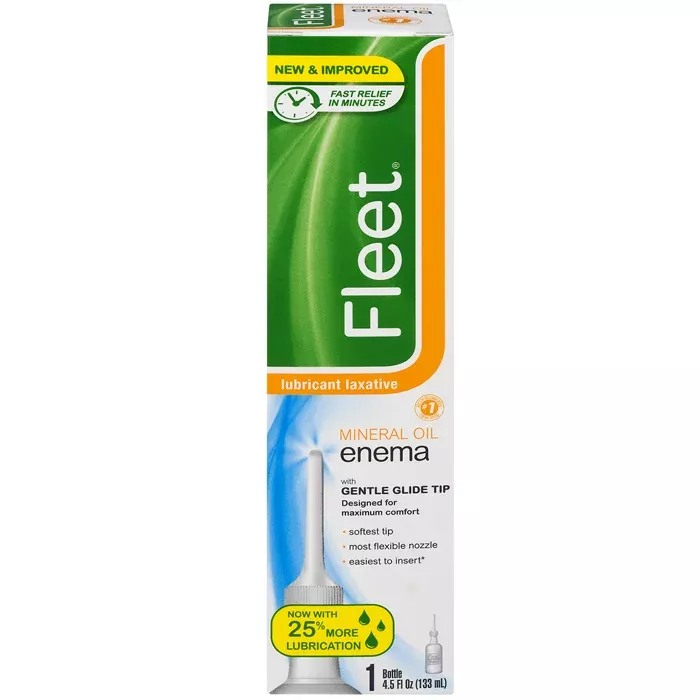 Fleet Laxative Mineral Oil Enema for Constipation Relief