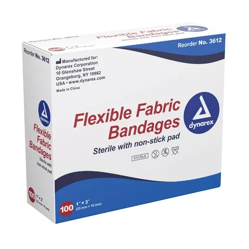 Flexible Fabric Adh Bandages 2 x 4-1/2XLBx/50