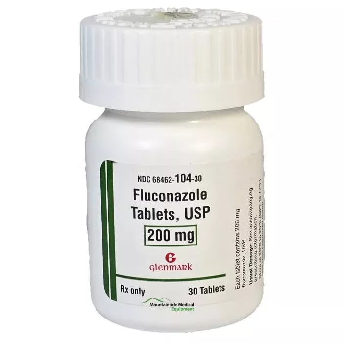 Fluconazole 200 mg Tablets by Glenmark Pharma 30 Count (Rx)