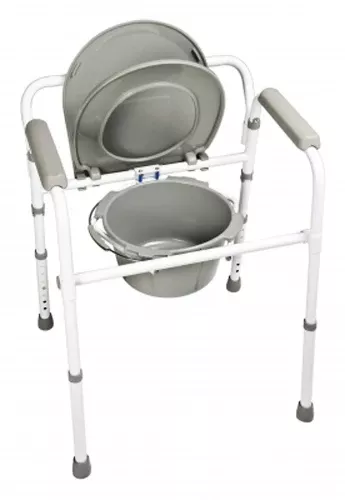 Folding Commode3in1Steel Case/4Lumex