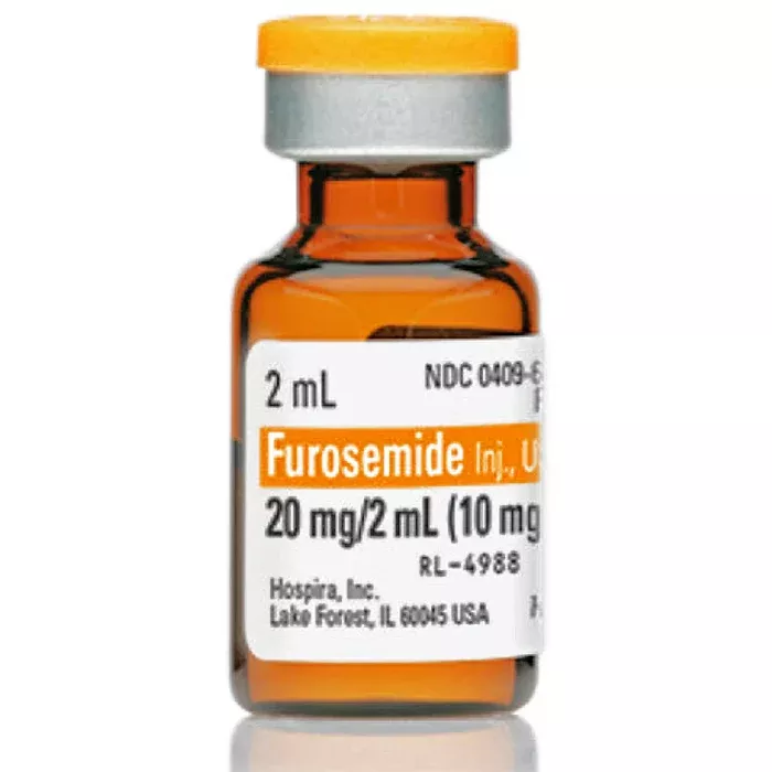 Furosemide Injection 10 mg Single-dose Vial 2 mL, 25/Tray by Pfizer (RX)