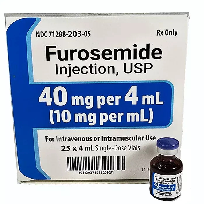 Furosemide Injection 10 mg Single-dose Vial 2 mL, 25/Tray (RX)