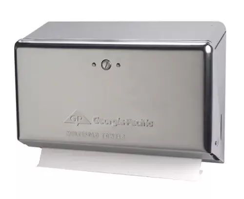 Georgia Pacific Chrome Multifold Space Saver Towel Dispenser