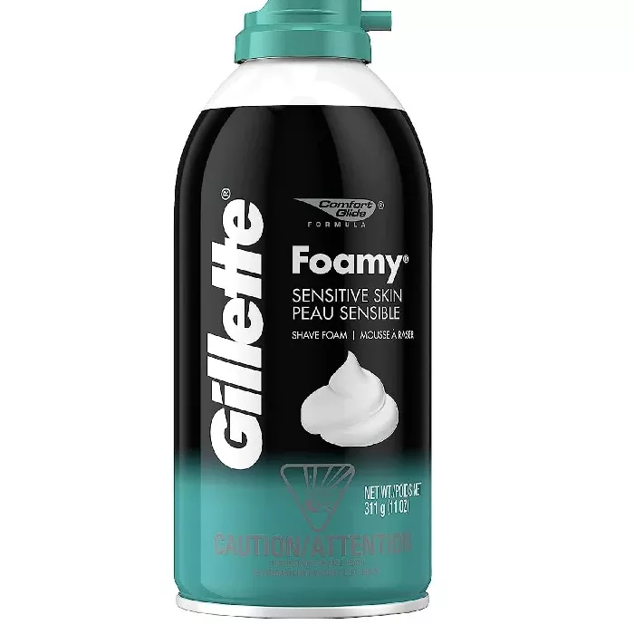 Gillette Foamy Sensitive Skin Shave Cream 11 oz